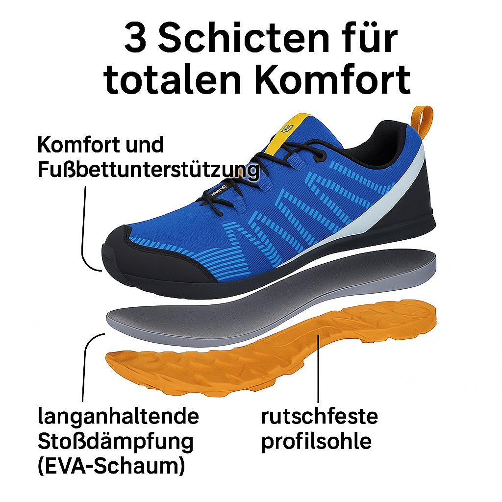 ORTHOTRAILPRO™ – Orthopädischer Komfort für jeden Schritt