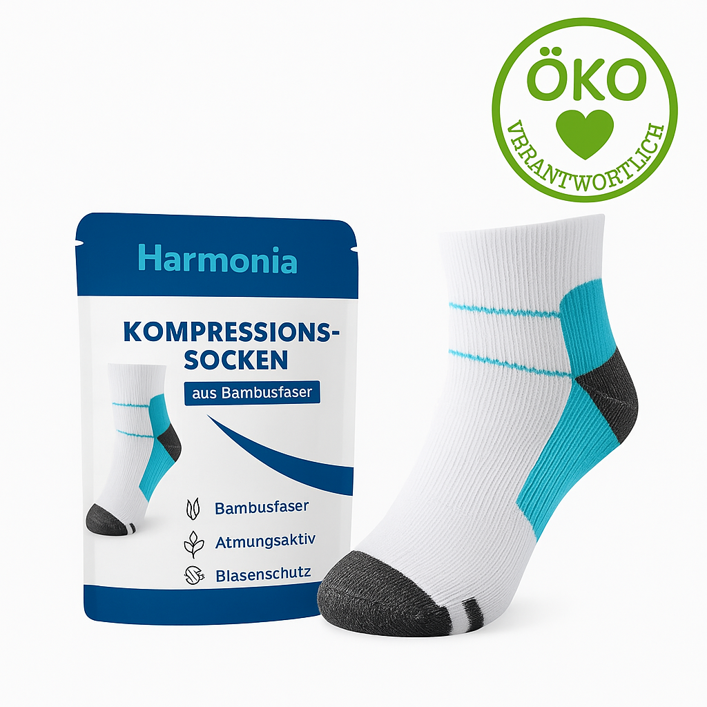 OrthoSocks™ – Kompressionssocken aus Bambusfaser für leichten, aktiven Komfort